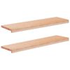 vidaXL Tappeti per scale 2 pz 90 x 30 x 2 cm Naturale