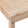 vidaXL Tavolo Invaso con Ripiano 108x35x75 cm Legno Massello di Pino