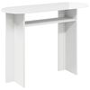 vidaXL Tavolo consolle Bianco Lucido 100 x 39,5 x 75 cm