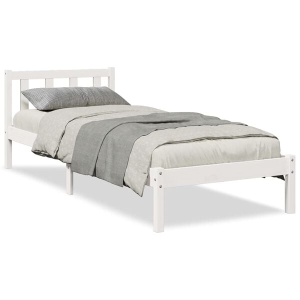 vidaXL Letto Extra Lungo senza Materasso 80x200 cm in Legno di Pino
