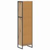 vidaXL Armadio per Libri Rovere Artigianale 80 x 30 x 155 cm