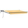 vidaXL Tenda retrattile manuale con LED Sabbia