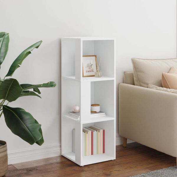 vidaXL Armadio Angolare Bianco 33x33x100 cm in Truciolato