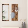 vidaXL Appendiabiti a muro Legno vecchio 30 x 1,5 x 80 cm