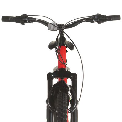 vidaXL Mountain Bike 21 Speed 26" Ruote 36 cm Rosso