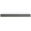 vidaXL Materasso a Molle Grigio 120x190x20 cm in Similpelle