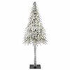 vidaXL Albero di Natale con 150 LED Bianco 120 cm PE e Acciaio