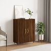 vidaXL Credenza Rovere Marrone 69,5x34x90 cm in Legno Multistrato