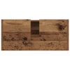 vidaXL Mobile da Bagno Legno vecchio 80 x 33 x 60 cm Legno multistrato