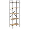 vidaXL Libreria 5 livelli 56 x 32 x 174 cm Legno multistrato