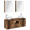 vidaXL Set di Armadi da Bagno 5 pcs Legno antico 53 x 15,5 x 70 cm
