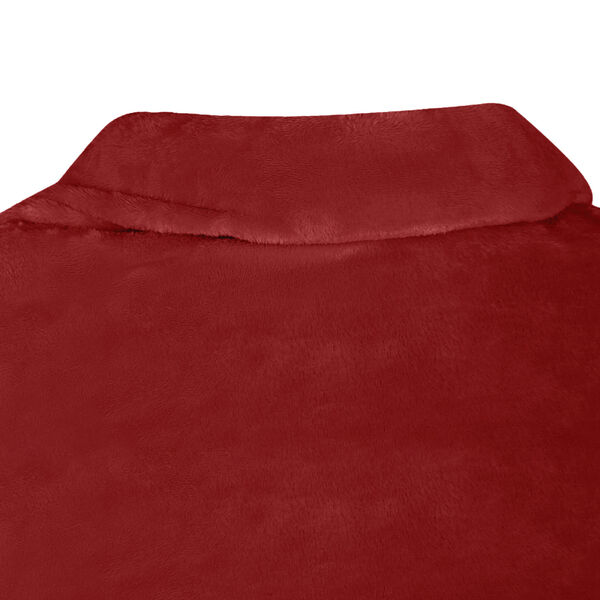 vidaXL Felpa coperta Rosso Bordeaux Flanella