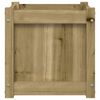 vidaXL Fioriere da Giardino 2 pz in Legno di Pino Impregnato