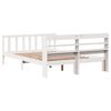 vidaXL Letto senza Materasso Bianco 160x200 cm Legno Massello di Pino