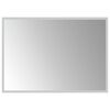 vidaXL Specchio da bagno LED Trasparente 70 x 50 cm vetro temperato