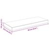 vidaXL Scaffali a Parete 4 pz Bianco Lucido 60x23,5x3,8 cm in MDF