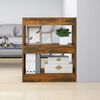 vidaXL Libreria/Divisorio Rovere Fumo 60x30x72 cm