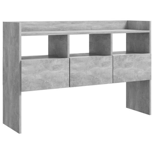 vidaXL Credenza Grigio Cemento 105x30x70 cm in Legno Multistrato