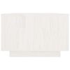 vidaXL Tavolino da Salotto Bianco 110x50x33,5 cm in Legno di Pino