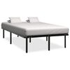 vidaXL Giroletto Nero in Metallo 200x200 cm