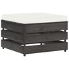 vidaXL Set Salotto da Giardino 7pz con Cuscini Legno Impregnato Grigio