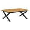 vidaXL Tavolo da pranzo quadrato 120 x 90 x 75 cm