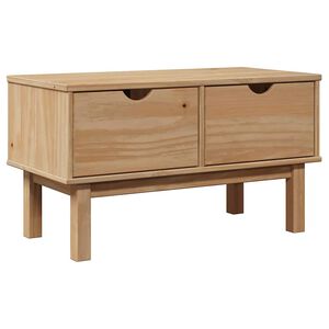 vidaXL Panca da Corridoio OTTA 80x40x45 cm in Legno Massello di Pino