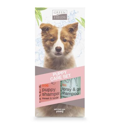 Greenfields Set Shampoo e Spray per Cani Cuccioli 2x250 ml