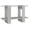 vidaXL Libreria/Divisorio Grigio Cemento 80x30x51 cm