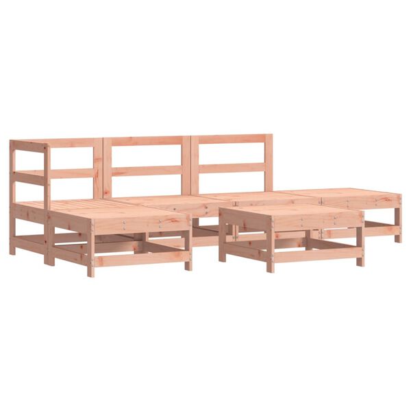 vidaXL Set Salotto da Giardino 6 pz in Legno Massello di Douglas