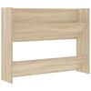 vidaXL Scarpiere a Muro 2pz Rovere Sonoma 80x18x60cm Legno Multistrato