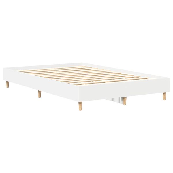 vidaXL Giroletto senza Materasso Bianco 140x190 cm Legno Multistrato