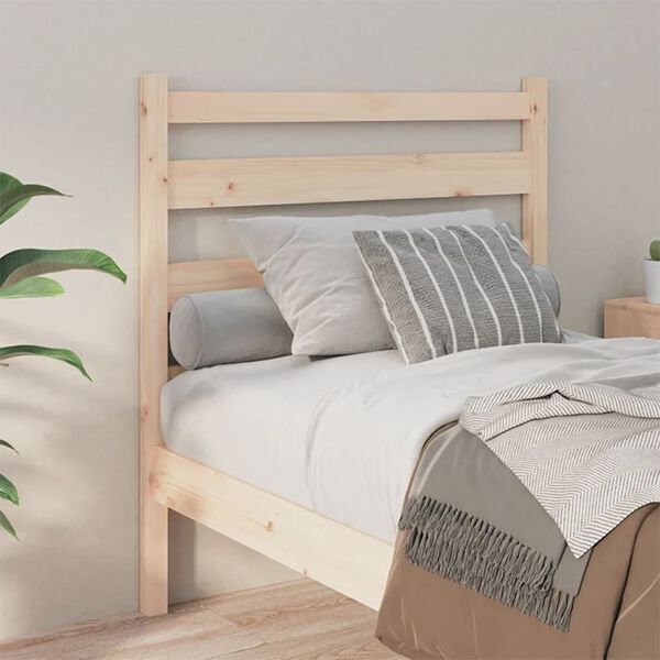 vidaXL Testiera per Letto 106x4x100 cm in Legno Massello di Pino