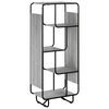 vidaXL Credenza Sonoma grigio 60 x 37.5 x 144 cm Legno ingegnerizzato