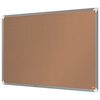 Nobo Bacheca in Sughero Premium Plus 90x60 cm Marrone