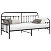 vidaXL Struttura per letto di giorno Nero 90 x 200 cm