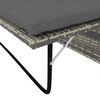 vidaXL Set Divani da Giardino 2 pz con Cuscini in Polyrattan Grigio