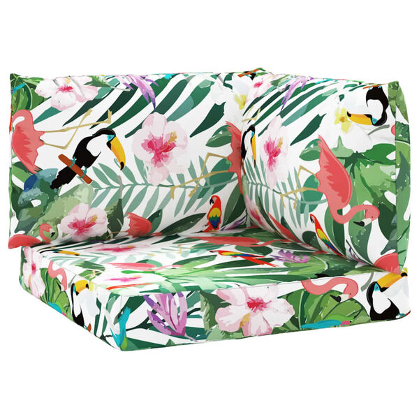 vidaXL Cuscini per Pallet 3 pz Multicolore in Tessuto Oxford