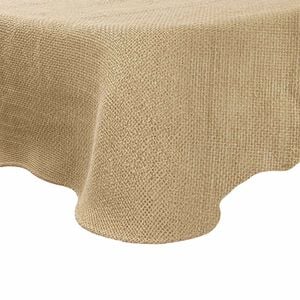vidaXL Tovaglia in juta Naturale &Oslash; 300 cm 100% Juta Tossa