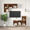 vidaXL Set mobile TV Legno vecchio 37 x 37 x 72 cm Legno multistrato