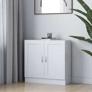 vidaXL Libreria Bianca 82,5x30,5x80 cm in Legno Multistrato