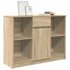 vidaXL Credenza con Cassetto Rovere Sonoma 101x35x76 cm in Truciolato