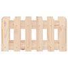 vidaXL Fioriera Giardino Design a Recinzione 60x30x30 cm Massello Pino