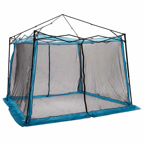 vidaXL Tenda interna con tetto Blu 303 x 303 x 196 cm taffet&agrave;