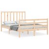 vidaXL Letto senza Materasso 140x190 cm in Legno Massello di Pino