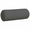 vidaXL Cuscini a rullo 2 pcs Grigio scuro Ø 25 x 70 cm Tessuto