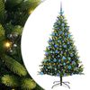 vidaXL Albero di Natale Artificiale a Cerniera con 300 LED 180 cm