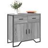 vidaXL Credenza Grigio Sonoma 79,5x35,5x74,5 cm in Legno Multistrato