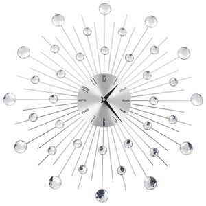 vidaXL Orologio da Parete con Movimento al Quarzo Design Moderno 50 cm