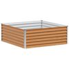 vidaXL Letto rialzato da giardino Marrone Chiaro 98 x 100 x 36 cm